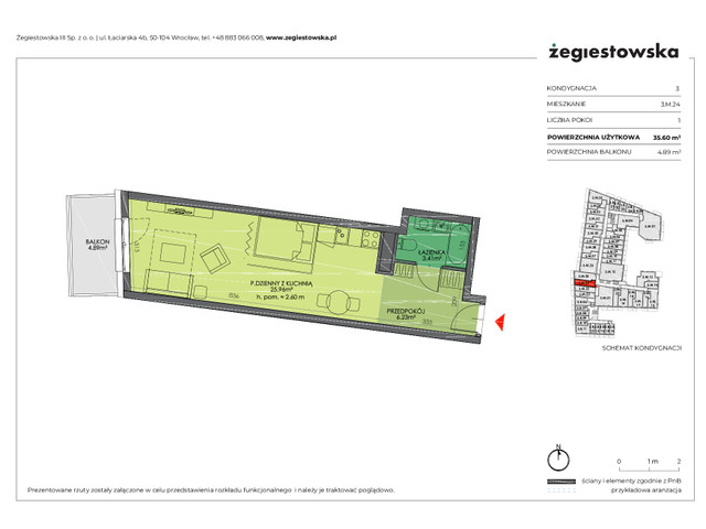 Mieszkanie w inwestycji Żegiestowska III, symbol 3.M.24 » nportal.pl