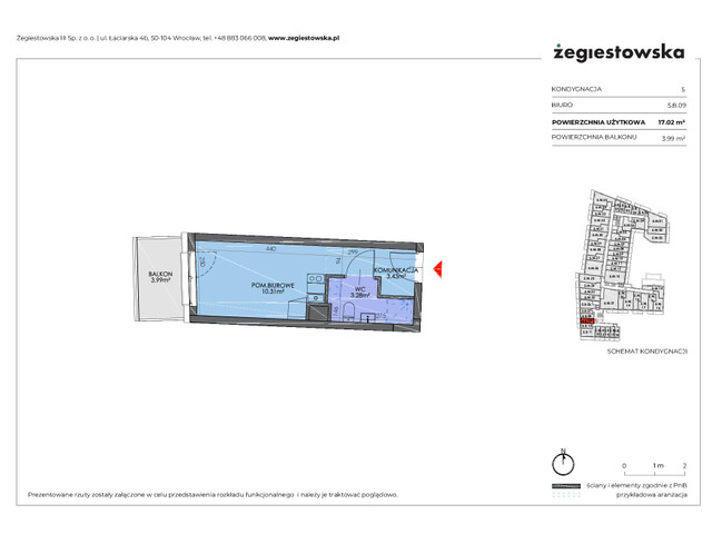 Mieszkanie w inwestycji Żegiestowska III, symbol 5.B.09 » nportal.pl