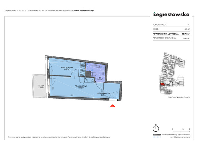 Mieszkanie w inwestycji Żegiestowska III, symbol 6.B.06 » nportal.pl