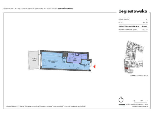 Mieszkanie w inwestycji Żegiestowska III, symbol 6.B.08 » nportal.pl