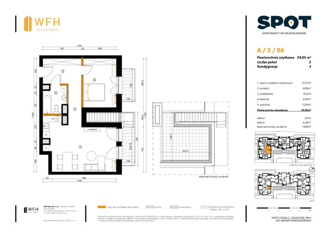 Mieszkanie w inwestycji SPOT, symbol A.3.04 » nportal.pl