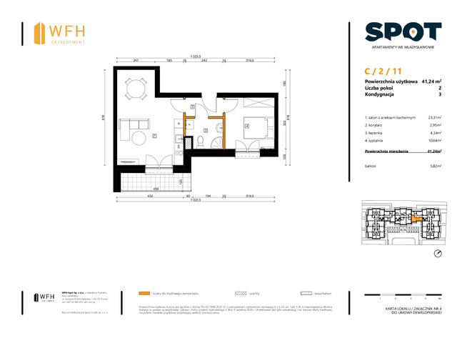 Mieszkanie w inwestycji SPOT, symbol C.2.11 » nportal.pl