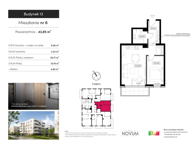 Mieszkanie w inwestycji Nova Rumia etap XIII, symbol M6 » nportal.pl