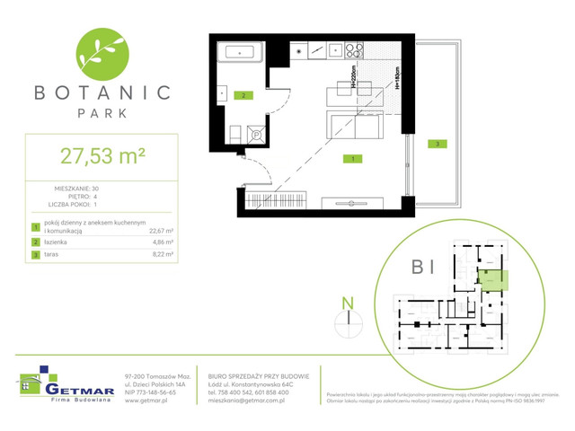 Mieszkanie w inwestycji Botanic Park, symbol 30 » nportal.pl