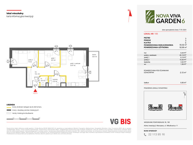 Mieszkanie w inwestycji NOVA VIVA GARDEN, symbol 6_A_105 » nportal.pl