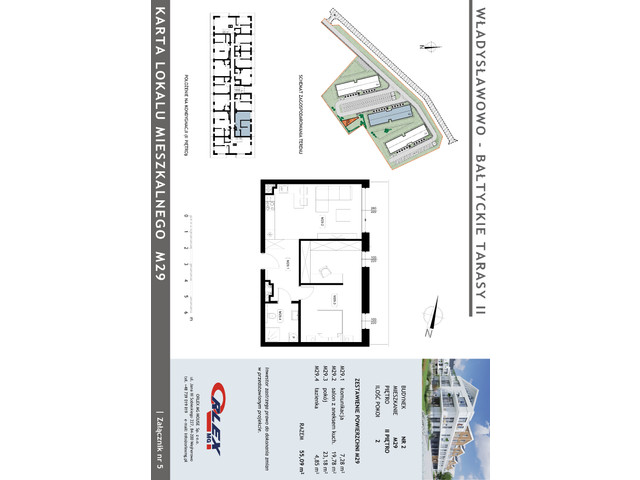 Mieszkanie w inwestycji Bałtyckie Tarasy II, symbol M29 » nportal.pl