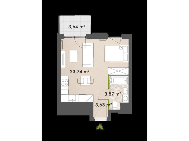 Mieszkanie w inwestycji XYZ Place, symbol 30/XY-F1.C.07.03 » nportal.pl