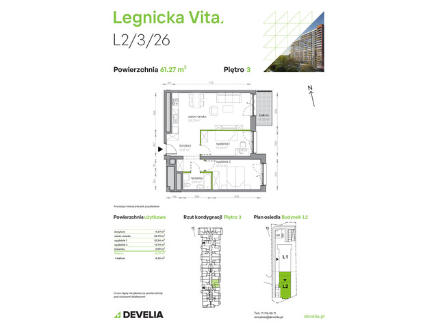 Mieszkanie w inwestycji Legnicka Vita, symbol L2/3/26 » nportal.pl