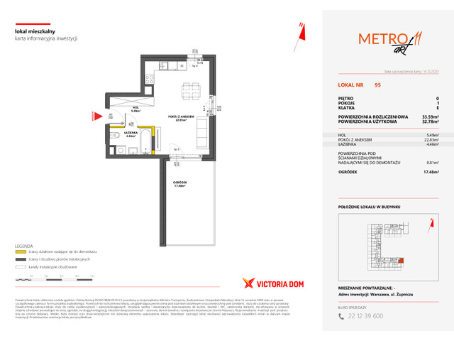 Mieszkanie w inwestycji METRO ART, symbol 11M.95 » nportal.pl