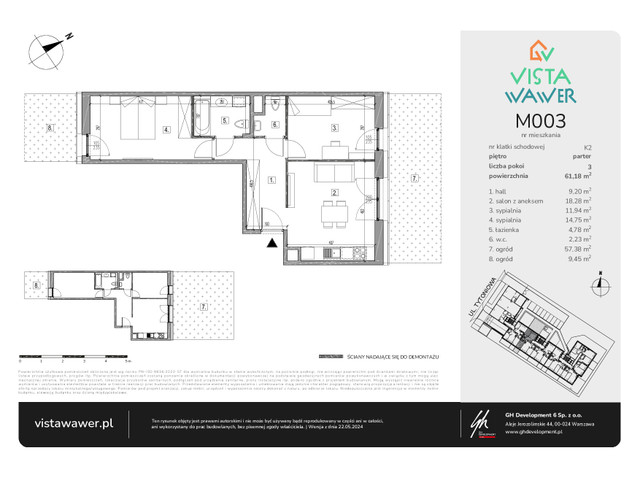 Mieszkanie w inwestycji Vista Wawer, symbol M003 » nportal.pl