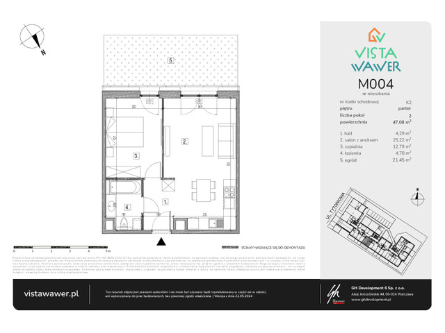 Mieszkanie w inwestycji Vista Wawer, symbol M004 » nportal.pl