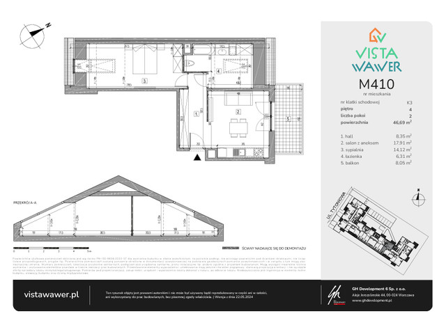 Mieszkanie w inwestycji Vista Wawer, symbol M410 » nportal.pl