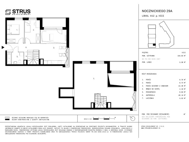 Mieszkanie w inwestycji Nocznickiego 29, symbol A12_p8 » nportal.pl