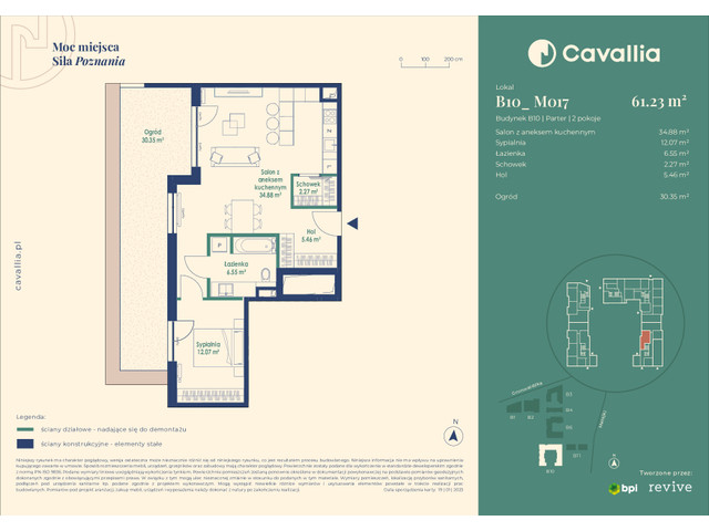 Mieszkanie w inwestycji Cavallia, symbol B10_M017 » nportal.pl