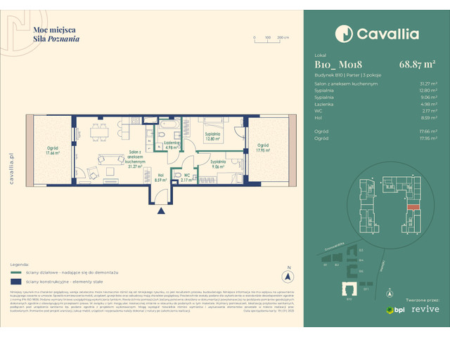 Mieszkanie w inwestycji Cavallia, symbol B10_M018 » nportal.pl