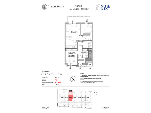 Mieszkanie w inwestycji Osiedle Westy, symbol 3A » nportal.pl