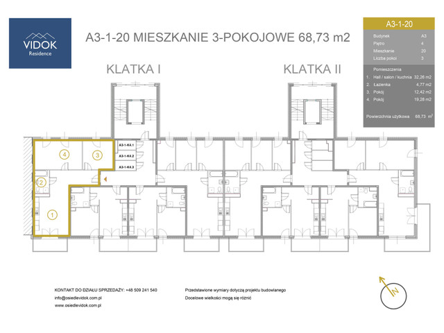 Mieszkanie w inwestycji VIDOK Residence ETAP II, symbol A3-1-20 » nportal.pl
