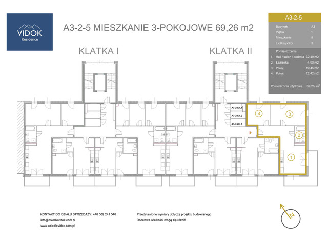 Mieszkanie w inwestycji VIDOK Residence ETAP II, symbol A3-2-5 » nportal.pl