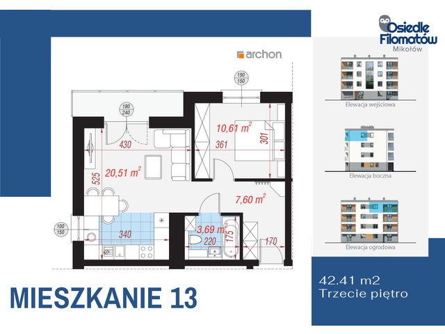 Mieszkanie w inwestycji Osiedle Filomatów Mikołów, symbol B4-13 » nportal.pl