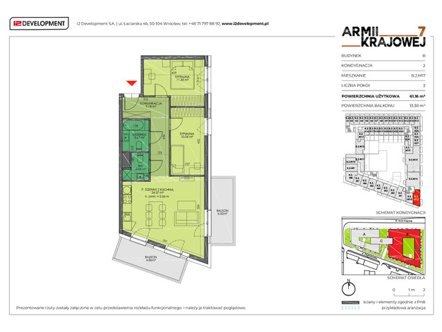 Mieszkanie w inwestycji Armii Krajowej 7, symbol B.2.M17 » nportal.pl