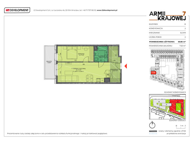 Mieszkanie w inwestycji Armii Krajowej 7, symbol B.2.M9 » nportal.pl