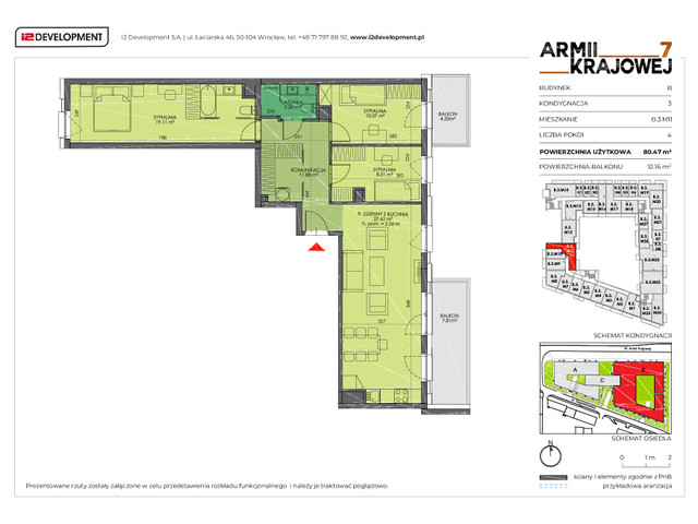 Mieszkanie w inwestycji Armii Krajowej 7, symbol B.3.M11 » nportal.pl