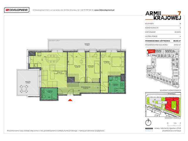 Mieszkanie w inwestycji Armii Krajowej 7, symbol B.3.M14 » nportal.pl