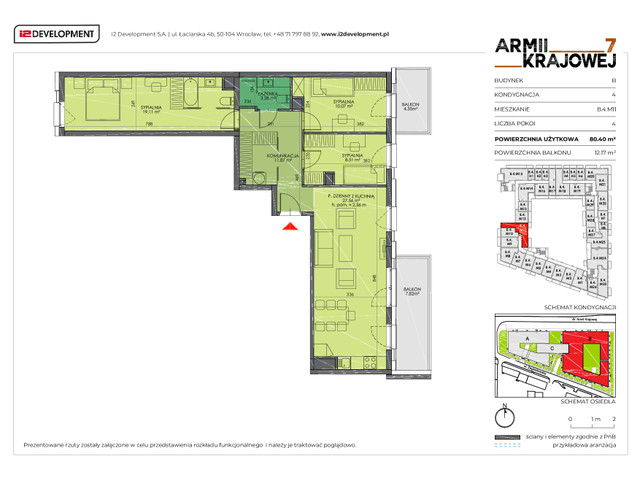 Mieszkanie w inwestycji Armii Krajowej 7, symbol B.4.M11 » nportal.pl