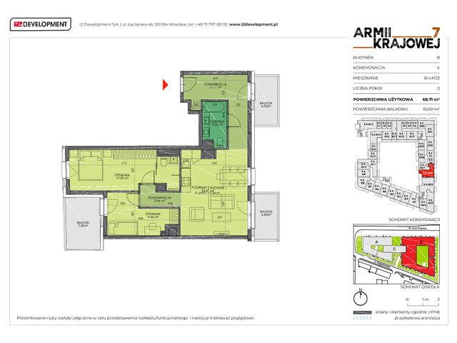 Mieszkanie w inwestycji Armii Krajowej 7, symbol B.4.M23 » nportal.pl