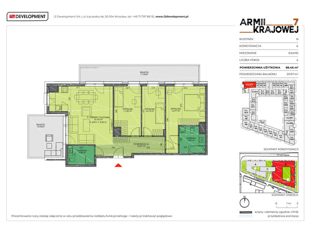 Mieszkanie w inwestycji Armii Krajowej 7, symbol B.6.M15 » nportal.pl