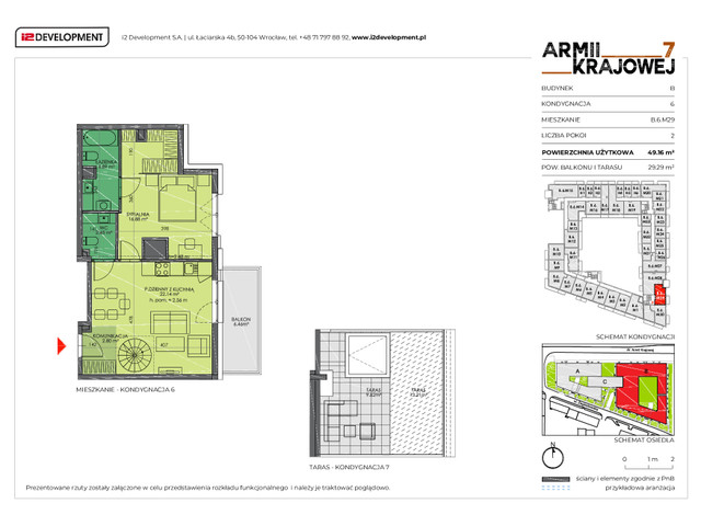 Mieszkanie w inwestycji Armii Krajowej 7, symbol B.6.M29 » nportal.pl