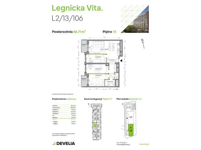 Mieszkanie w inwestycji Legnicka Vita, symbol L2/13/106 » nportal.pl