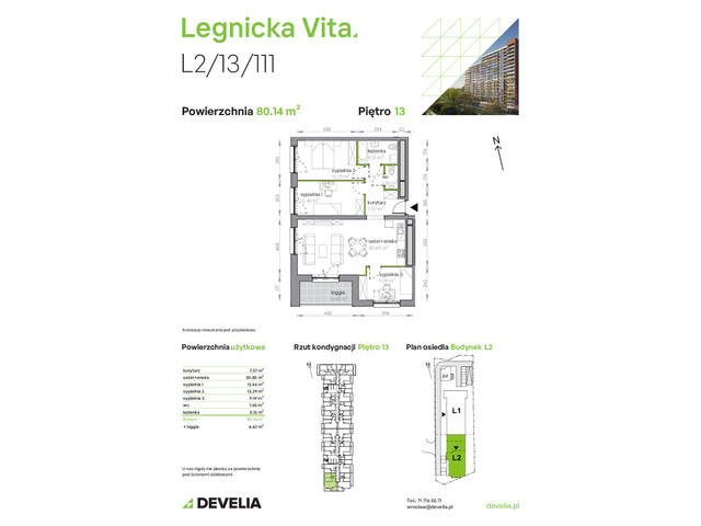 Mieszkanie w inwestycji Legnicka Vita, symbol L2/13/111 » nportal.pl