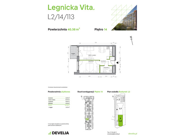 Mieszkanie w inwestycji Legnicka Vita, symbol L2/14/113 » nportal.pl