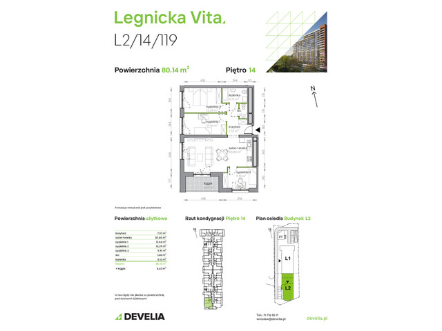 Mieszkanie w inwestycji Legnicka Vita, symbol L2/14/119 » nportal.pl