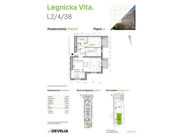 Mieszkanie w inwestycji Legnicka Vita, symbol L2/4/38 » nportal.pl