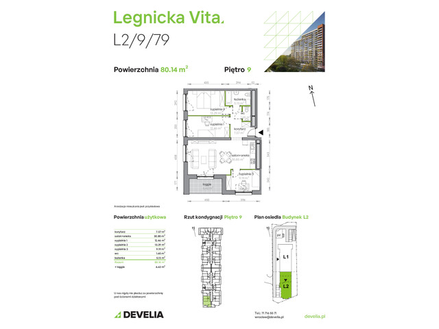 Mieszkanie w inwestycji Legnicka Vita, symbol L2/9/79 » nportal.pl