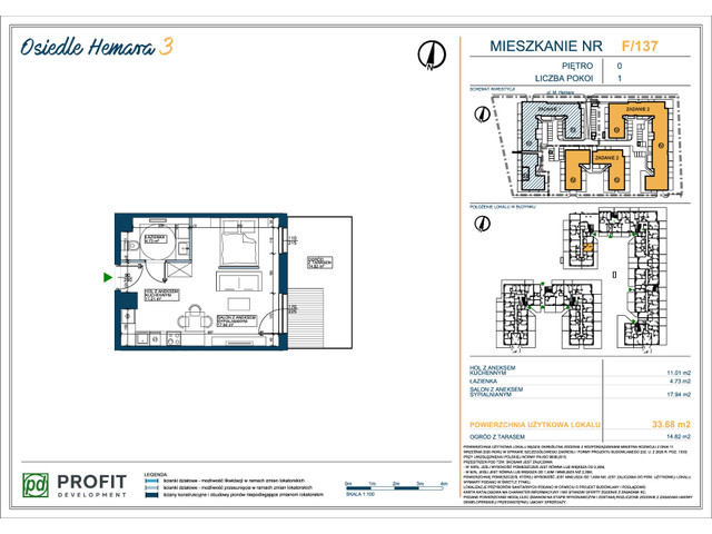 Mieszkanie w inwestycji Osiedle Hemara, symbol 137 » nportal.pl