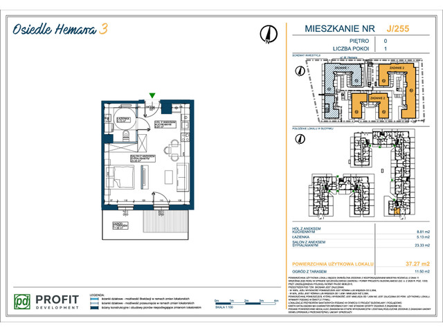 Mieszkanie w inwestycji Osiedle Hemara, symbol 255 » nportal.pl