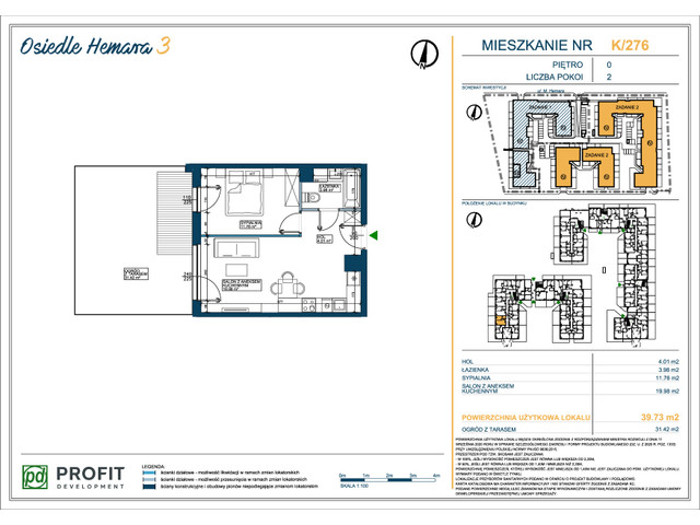 Mieszkanie w inwestycji Osiedle Hemara, symbol 276 » nportal.pl