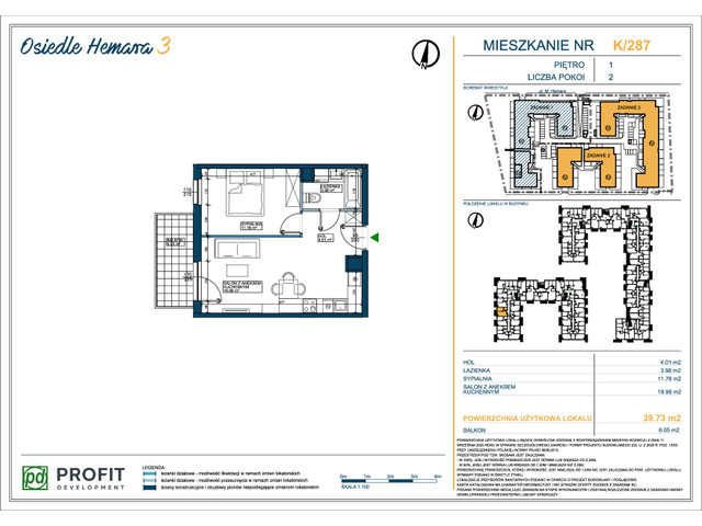 Mieszkanie w inwestycji Osiedle Hemara, symbol 287 » nportal.pl