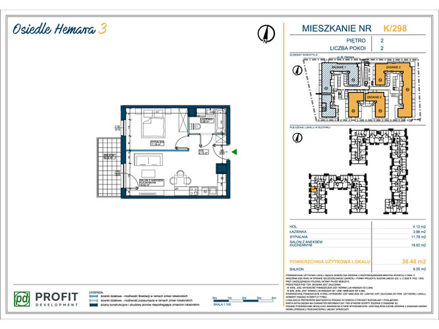 Mieszkanie w inwestycji Osiedle Hemara, symbol 298 » nportal.pl