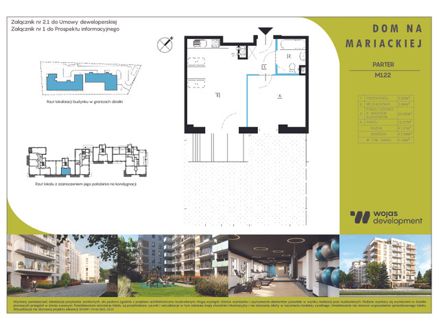 Mieszkanie w inwestycji DOM NA MARIACKIEJ, budynek Rezerwacja, symbol M122 » nportal.pl