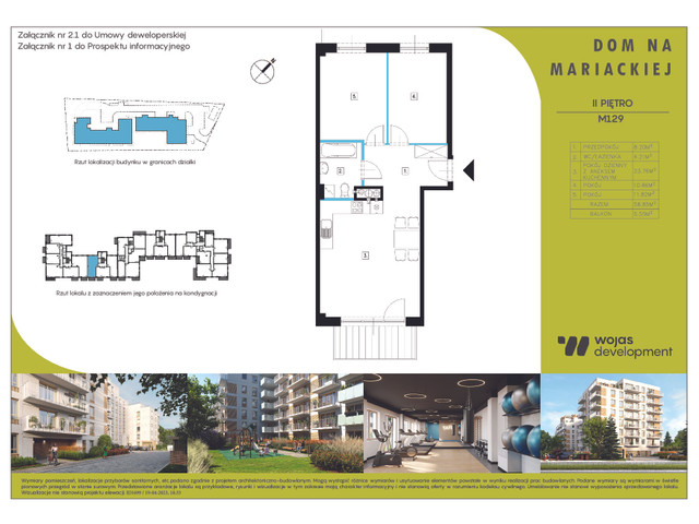 Mieszkanie w inwestycji DOM NA MARIACKIEJ, symbol M129 » nportal.pl