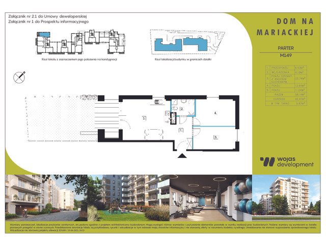 Mieszkanie w inwestycji DOM NA MARIACKIEJ, symbol M149 » nportal.pl