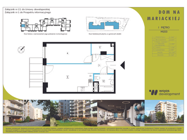 Mieszkanie w inwestycji DOM NA MARIACKIEJ, symbol M153 » nportal.pl