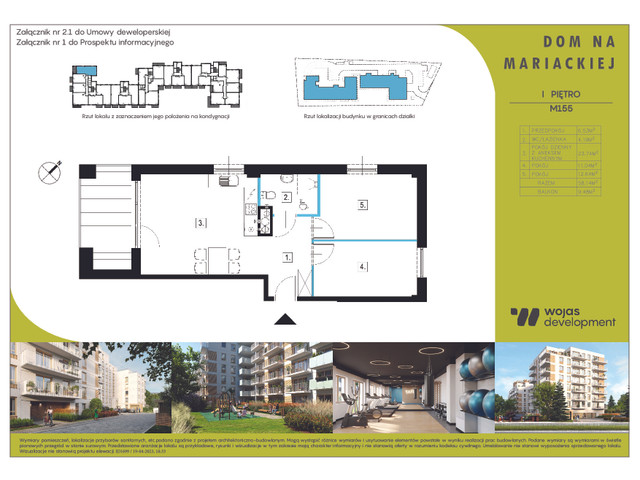 Mieszkanie w inwestycji DOM NA MARIACKIEJ, symbol M155 » nportal.pl