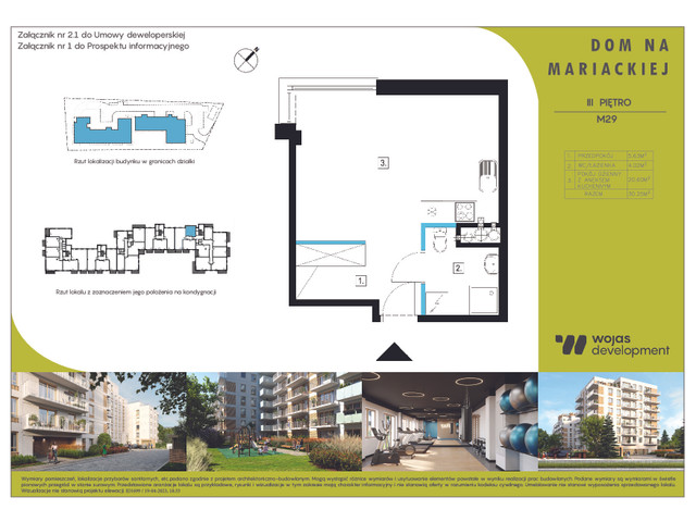 Mieszkanie w inwestycji DOM NA MARIACKIEJ, symbol M29 » nportal.pl