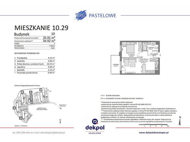 Mieszkanie w inwestycji Osiedle Pastelowe etap III, budynek Rezerwacja, symbol 10.29 » nportal.pl