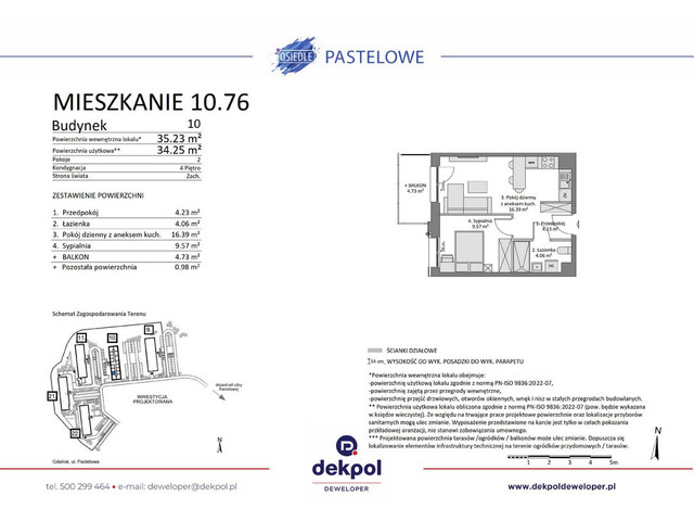 Mieszkanie w inwestycji Osiedle Pastelowe etap III, symbol 10.76 » nportal.pl